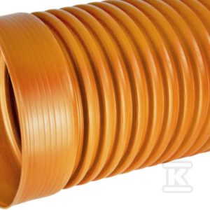 Rura PP trzonowa/wznosząca DN/ID 315x3000mm SN4, korugowana kielichowa, kolor pomarańczowy (Diamir 315) 2713342300