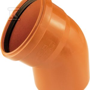 Kolano PP 110/87.5 SN8 SWEPT (odchylone), jednokielichowe, do kan.zewnętrznej 0711202390