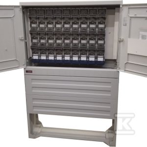 Rozdzielnica szafowa naziemna KRSN-2/9R-NH2/F, do zabudowy wolnostojącej lub przyściennej, 9 zabezpieczeń liniowych R1C51-0004-004