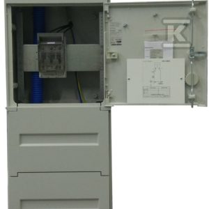 Szafka pomiarowa P1-RS/F, złącze kablowe – pomiarowe dla przyłączenia 1 instalacji, zasilane poprzez wcięcie magistralnej linii kablowej lub zasilanie pojedynczą linią kablową R1D51-0001-001