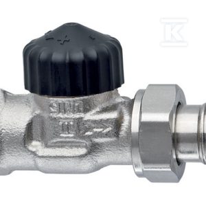 Zawór termostatyczny bez nastawy wstępnej, prosty – Standard DN 10 2202-01.000