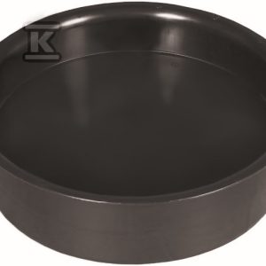 Pokrywa dno tworzywowa PP dn 400mm, do studni z osadnikiem, na zewnątrz rury trzonowej korugowanej DN/OD 400mm, bez uszczelki, kolor czarny (Diamir OD 400K) 2559911290