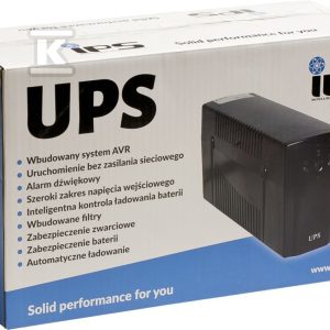 UPS Tower 600VA/360W/230V akumulator 1x12V7Ah TM-LI-0K6-PC-1X7