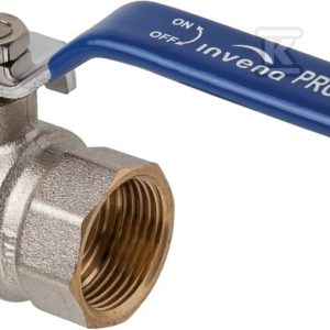 Zawór kulowy wodny 1/2″ – typ ciężki – INVENA PROV o pełnym przepływie, gwint. wewn./wewn. 4,0 Mpa ZK-61-015-Y