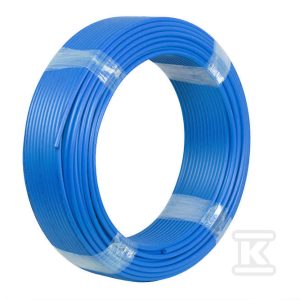 Mikrorura do prowadzenia i ochrony światłowodów FiberGuard rowkowana FGG 10×14 niebieska. Rura do mikrokanalizacji o długości 200 mb W5427