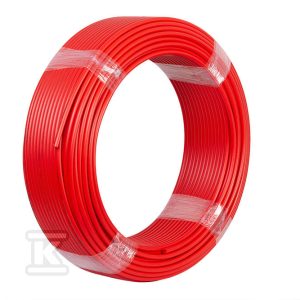 Mikrorura do prowadzenia i ochrony światłowodów FiberGuard rowkowana FGG 10×14 czerwona. Rura do mikrokanalizacji o długości 200 mb W5385