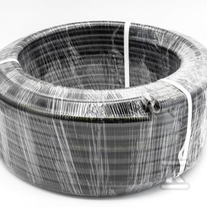 Rura karbowana RKSGD-UV E16/100mb czarna z pilotem. Średnica zewnętrzna 16mm, średnica wewnętrzna 10,5mm W2613