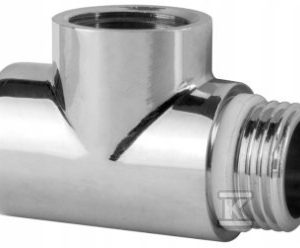 Trójnik do grzałki elektrycznej chrom TR-15C01