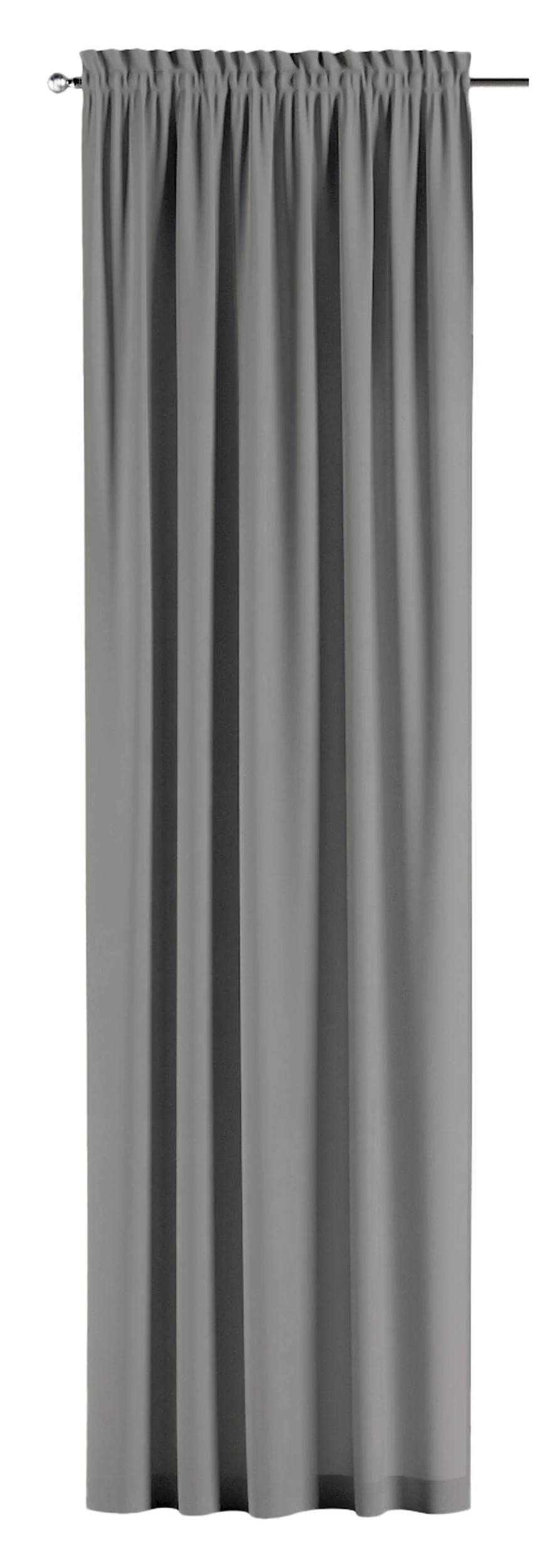 Zasłona na kanale Crema 250×140 cm szara