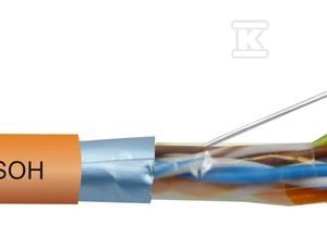 Kabel BiTLAN F/UTP 4x2x23 AWG (0,54) cat. 6 350MHz LSOH TI0050