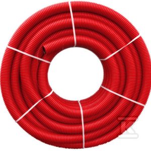 Rura osłonowa do kabli PE-HD 160/25 czerwona karbowana KK-S z uszczelką 450N 1732327799