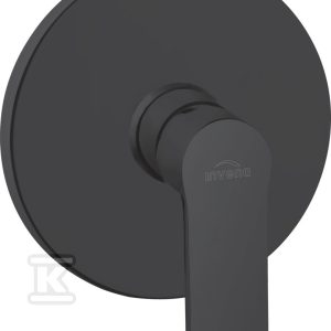 Bateria natryskowa podtynkowa 1-funkcyjna Siros czarna BP-90-4O1-A