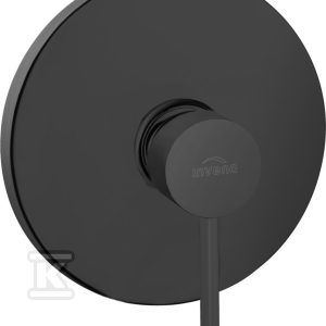 Bateria natryskowa podtynkowa 1-funkcyjna Dafni czarna BP-88-4O1-A