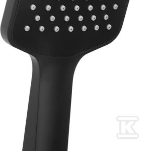 Słuchawka prysznicowa 1 strumieniowa Sort czarna AS-91-004-S