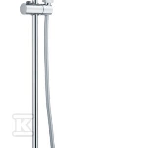 Deszczownia z baterią termostatyczną Svart chrom AU-85-001-X