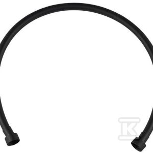 Wąż przyłączeniowy 80 cm, czarny AW-44-080-Q