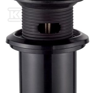 Korek click-clack uniwersalny, kwadratowy czarny SC-B1-139-L