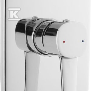Bateria podtynkowa 1-funkcyjna Glamour chrom BP-02-CK1-V