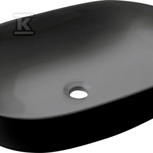 Umywalka nablatowa KORFU czarny CE-34-005-C