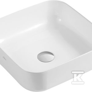 Umywalka nablatowa MALAGA biały CE-39-001-C