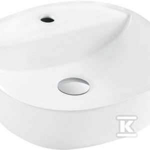 Umywalka nablatowa PARLA biały CE-41-001-C