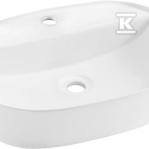 Umywalka nablatowa CORSO biały CE-42-001-C