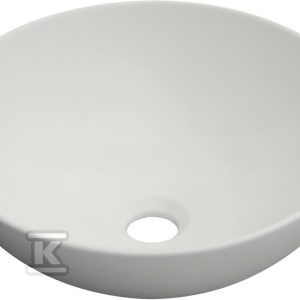 Umywalka nablatowa TINOS biały mat CE-43-001-C