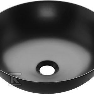Umywalka nablatowa TINOS czarny mat CE-43-005-C