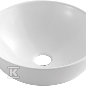 Umywalka nablatowa TINOS biały CE-43-011-C