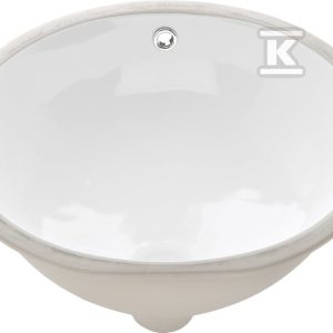 Umywalka podblatowa MYKONOS biały CE-50-001-W