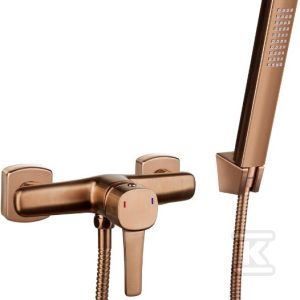Bateria natryskowa GLAMOUR miedź BN-02-014-V