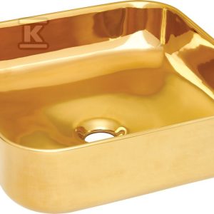 Umywalka nablatowa MALAGA złoty CE-39-009-C