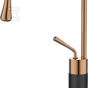 Bateria umywalkowa GABRO wysoka czarny/miedź BU-33-W14-V