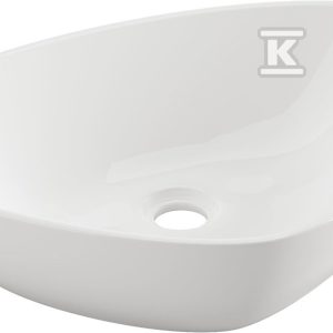 Umywalka nablatowa TRIGONO biały CE-58-001-W