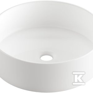 Umywalka nablatowa LIMNOS biały CE-59-001-W