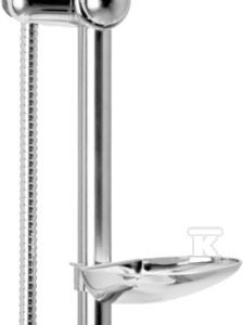 Zestaw prysznicowy 1 strumieniowy Tetis chrom AU-44-001-N