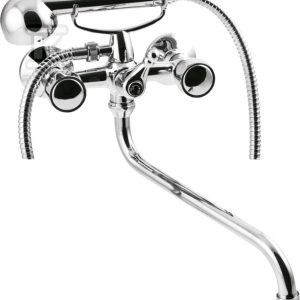 Bateria wannowa z zestawem natryskowym Modena BW-14-F0S-L