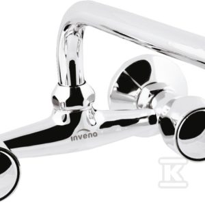 Bateria umywalkowo-zlewkozmywakowa Modena chrom BC-13-F0S-L