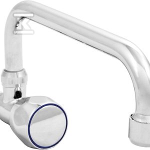Kran czerpalny ścienny z wylewką typu U o długości 200 mm, pokrętło Modena BU-64-F5S-L