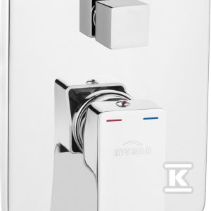 Bateria natryskowa podtynkowa 2-funkcyjna Nyks Chrom BP-28-002-A