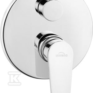 Bateria natryskowa podtynkowa 2-funkcyjna Dokos chrom BP-19-CO2-A