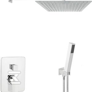 Zestaw podtynkowy z baterią podtynkową 2-funkcyjną Verso chrom BS-82-K02-A