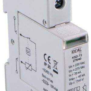 Ogranicznik przepięć KSD-T2 275/40 1P 23130