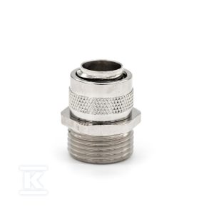 Dławik prosty mosiężny (dławnica mosiądzowa) M16x1,5 dla węża stalowego (PESZEL) DN16 (13mm/16mm) IP54 T1070