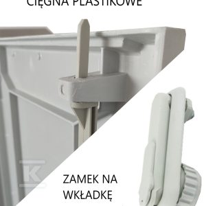 Obudowa termoutwardzalna, lakierowana STN 80X50/2+FTN Lakier IOB-34821-01-002