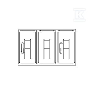 Obudowa termoutwardzalna, lakierowana STN 80X50/2P Lakier IOB-34860-01-002