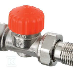 Zawór termostatyczny Calypso F-exact DN 15, prosty, niski Kv 3652-02.000