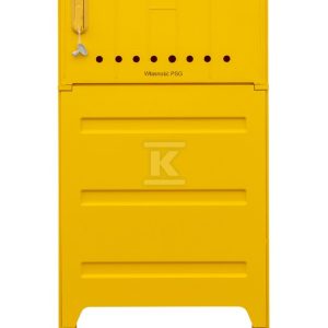 Szafka gazowa z kompozytu, stojąca, typ SSTG, szerokość 600 / wysokość 580mm, bez monozłącza, z fundamentem i stelażem do monozłącza, standard PSG, kolor żółty RAL1021 IOBG-48216-07-527-H