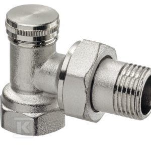 Grzejnikowy zawór odcinający Raditec DN15 kątowy 0381-02.000
