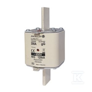 Wkładka bezpiecznikowa NH3 200A 800V AC gG N3035205